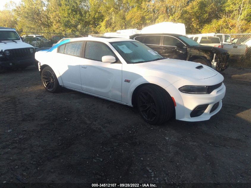 2022 DODGE CHARGER SCAT PACK WIDEBODY VIN: 2C3CDXGJ5NH189244