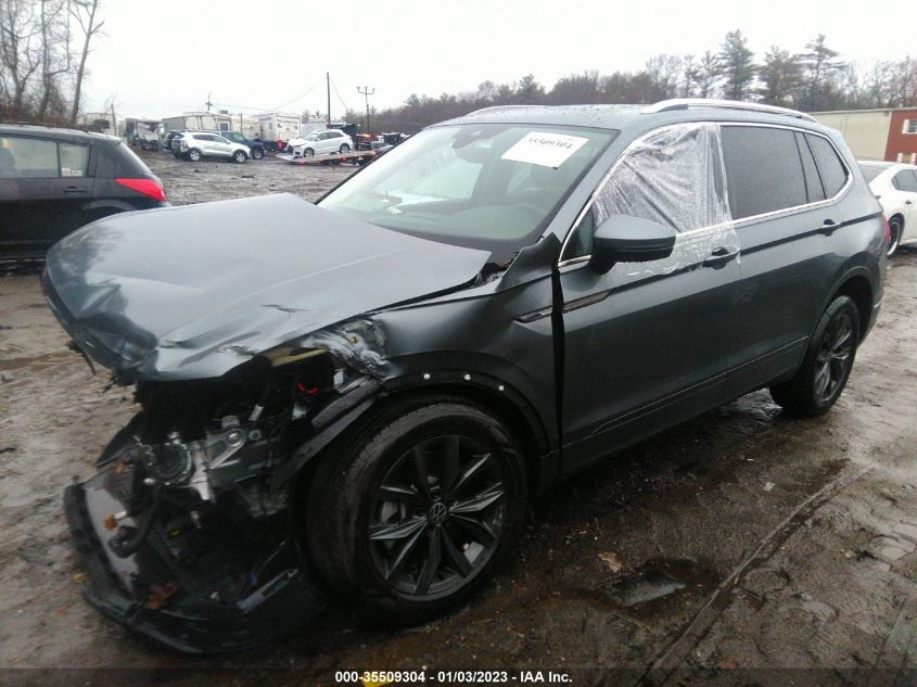 2022 VOLKSWAGEN TIGUAN SE VIN: 3VV2B7AX3NM082335