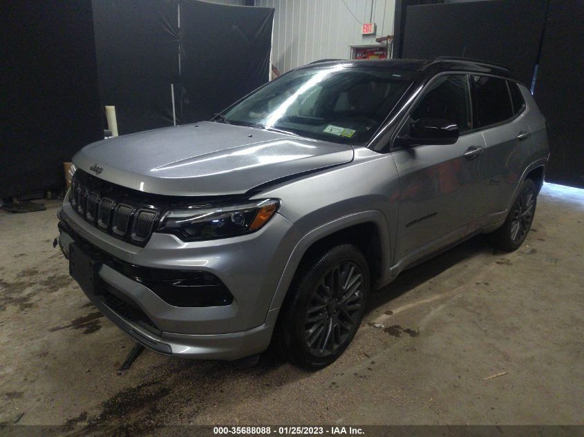 2022 JEEP COMPASS HIGH ALTITUDE VIN: 3C4NJDCB9NT179284