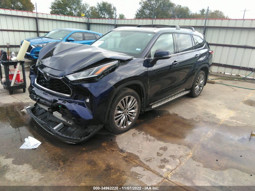2021 TOYOTA HIGHLANDER PLATINUM VIN: 5TDFZRAH5MS068449