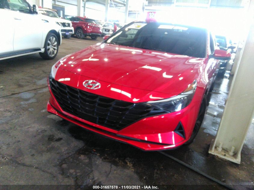 2021 HYUNDAI ELANTRA SEL VIN: 00PLS4AG8MH004249