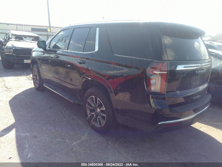 2021 CHEVROLET TAHOE LT VIN: 1GNSCNKD8MR400121