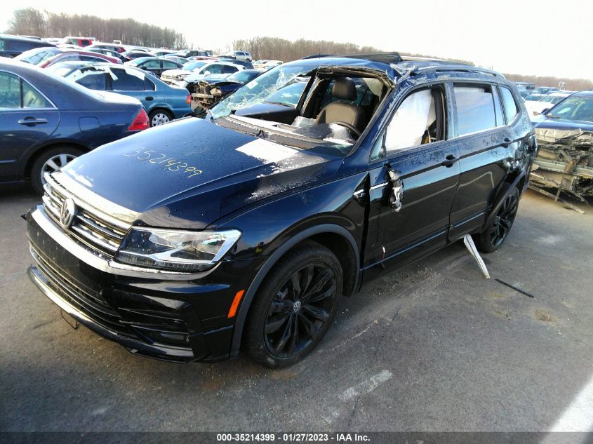 2021 VOLKSWAGEN TIGUAN SE/SE R-LINE BLACK/SEL VIN: 3VV2B7AX7MM020273