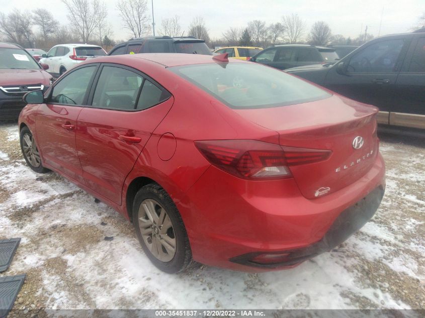 2020 HYUNDAI ELANTRA SEL VIN: 5NPD84LF0LH523334