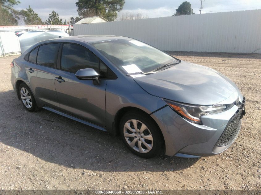2022 TOYOTA COROLLA LE VIN: 5YFEPMAE9NP322037