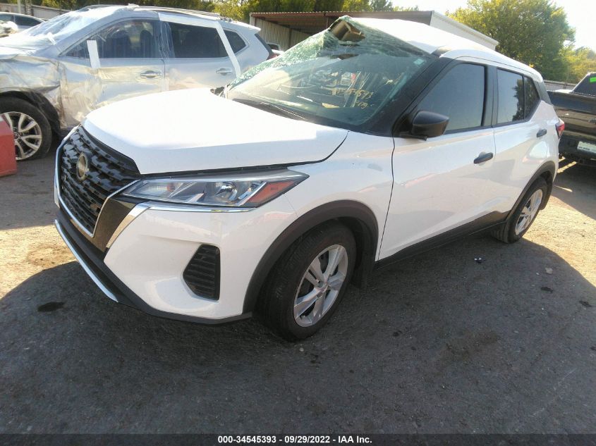 2022 NISSAN KICKS S VIN: 3N1CP5BV2NL487746