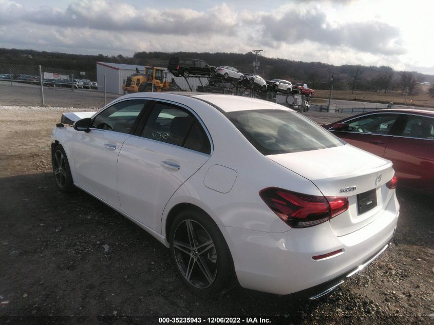2022 MERCEDES-BENZ A-CLASS A 220 VIN: W1K3G4EB2NJ371727