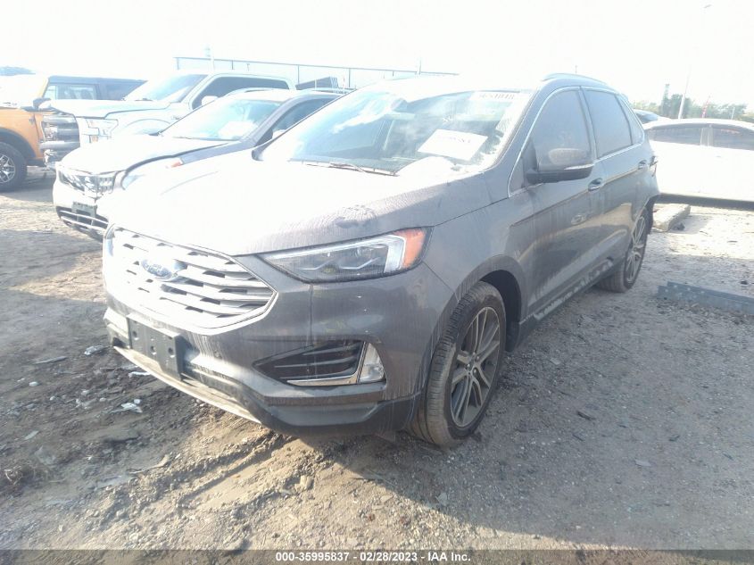 2022 FORD EDGE TITANIUM VIN: 2FMPK4K92NBA18089
