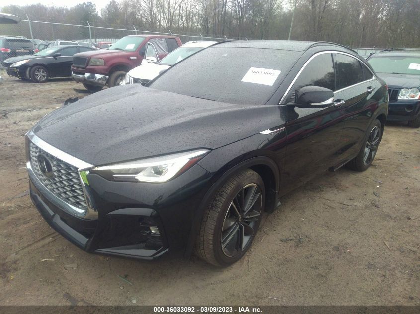 2022 INFINITI QX55 LUXE VIN: 3PCAJ5J33NF101047