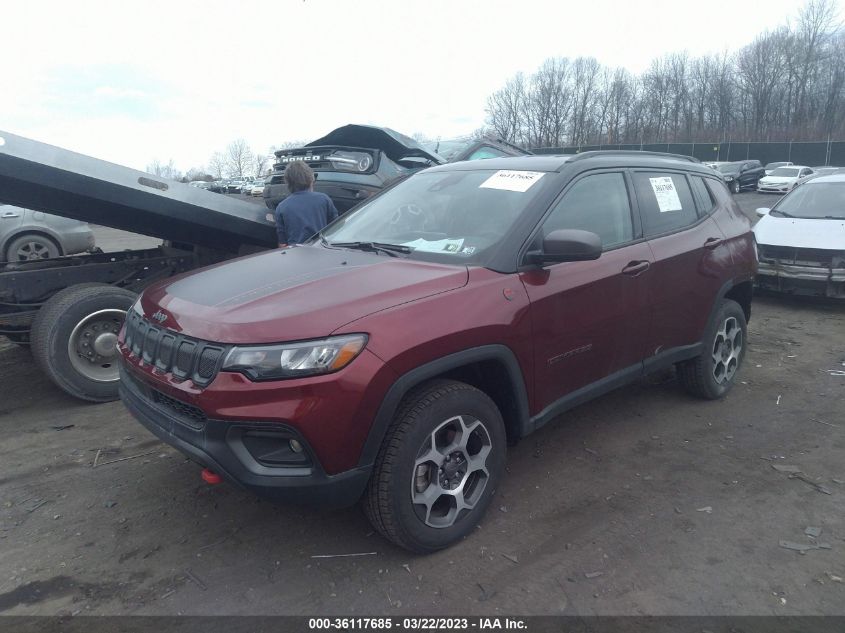 2022 JEEP COMPASS TRAILHAWK VIN: 3C4NJDDB2NT162289