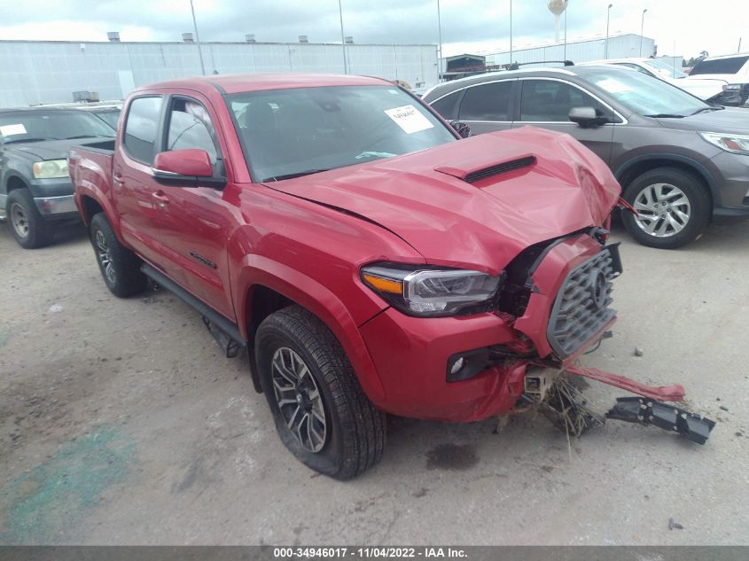2022 TOYOTA TACOMA 2WD SR5/TRD SPORT VIN: 3TMAZ5CN9NM185538