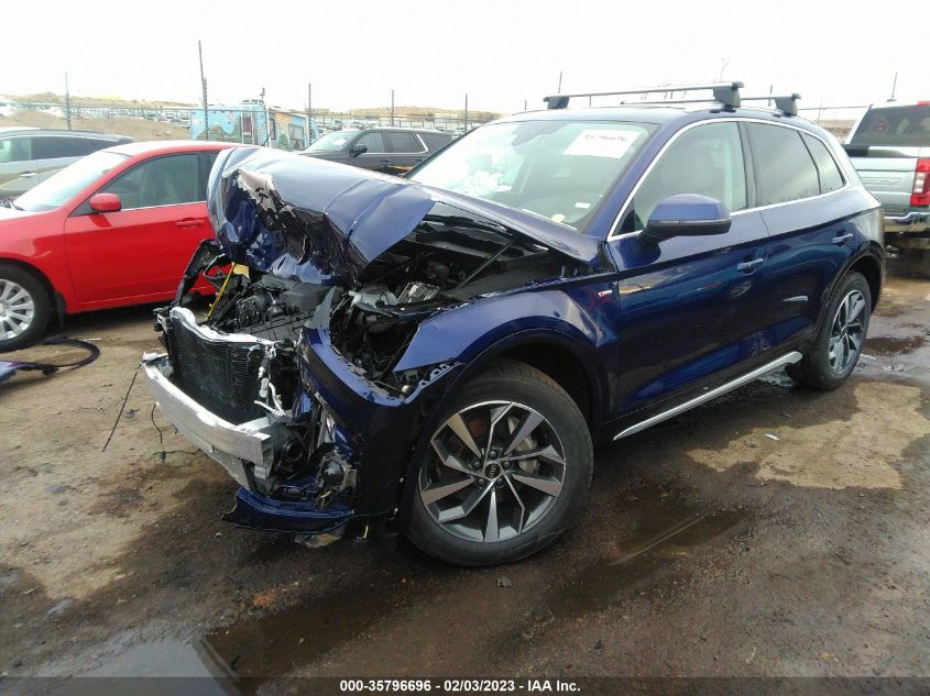 2022 AUDI Q5 S LINE PREMIUM PLUS VIN: WA1EAAFY6N2124687