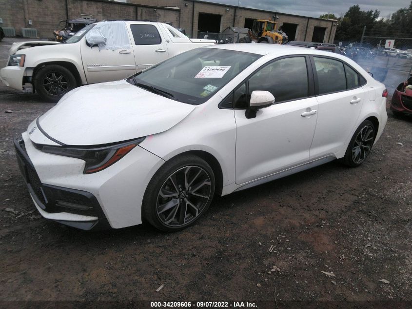 2021 TOYOTA COROLLA SE/NIGHTSHADE/APEX SE VIN: JTDS4MCE7MJ076214