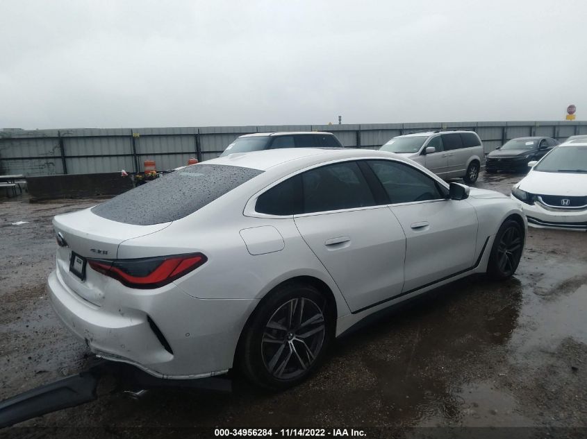 2022 BMW 4 SERIES 430I VIN: WBA63AV05NFM11377