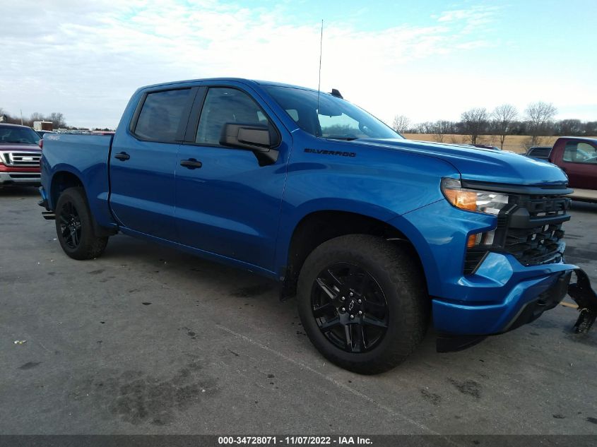 2022 CHEVROLET SILVERADO 1500 CUSTOM VIN: 1GCPDBEK2NZ534015