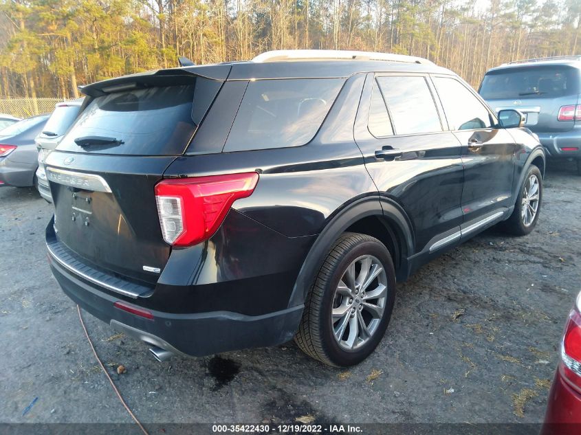 2020 FORD EXPLORER LIMITED VIN: 1FMSK8FH5LGB86298