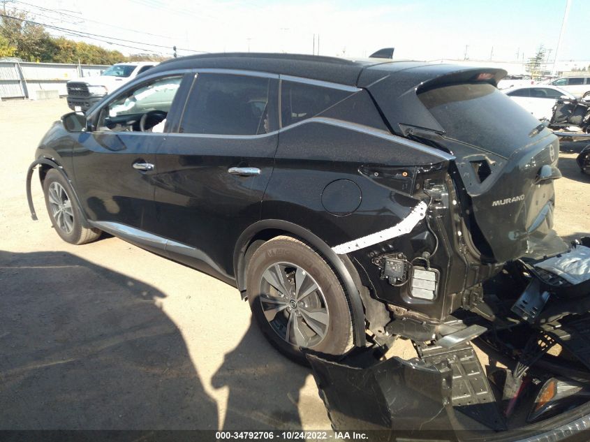 2021 NISSAN MURANO SV VIN: 5N1AZ2BJ3MC140054