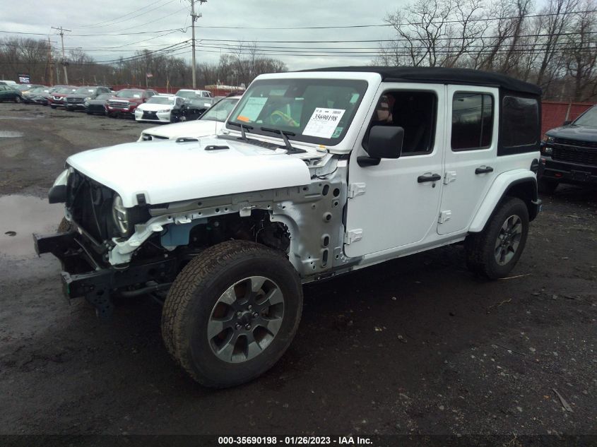 2021 JEEP WRANGLER UNLIMITED SAHARA VIN: 1C4HJXEG3MW807534