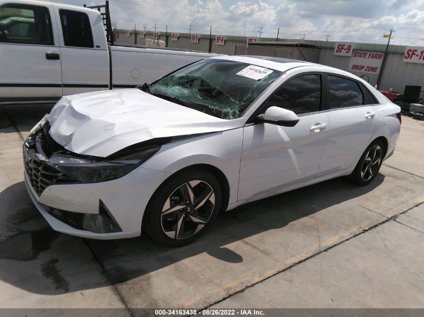 2022 HYUNDAI ELANTRA SEL VIN: 5NPLN4AG0NH060467