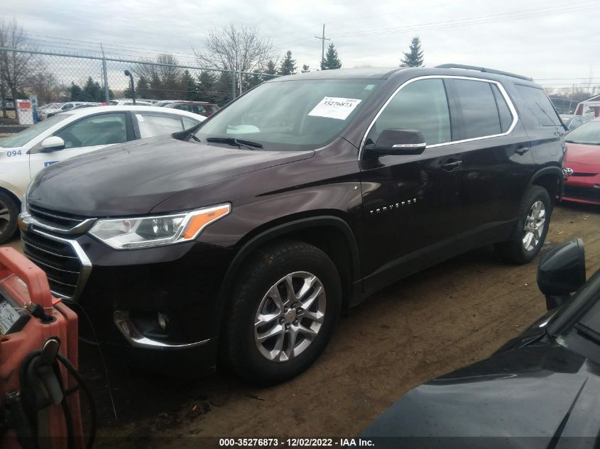 2020 CHEVROLET TRAVERSE LT CLOTH VIN: 1GNERGKW4LJ152181