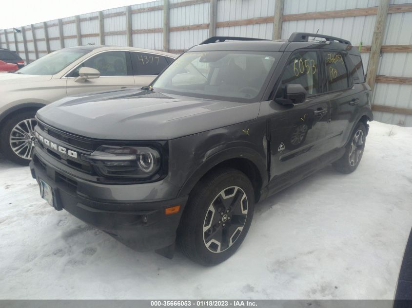 2022 FORD BRONCO SPORT OUTER BANKS VIN: 3FMCR9C60NRD14659