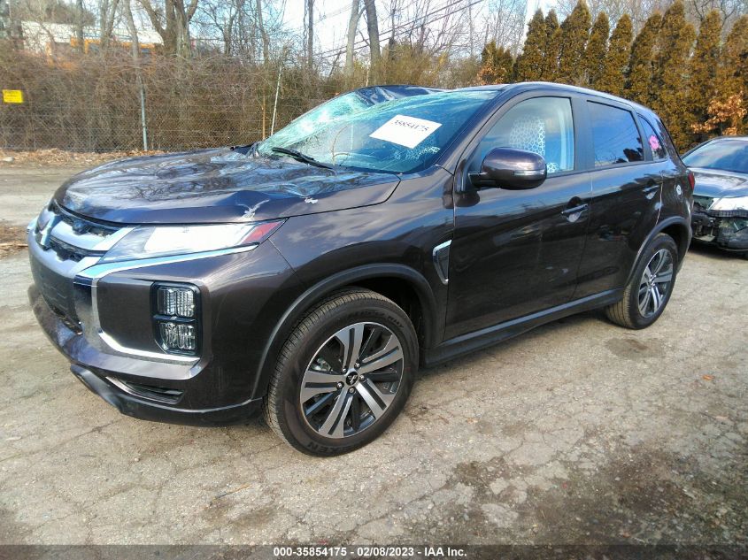 2022 MITSUBISHI OUTLANDER SPORT ES/LE/SE VIN: JA4ARUAU2NU023261