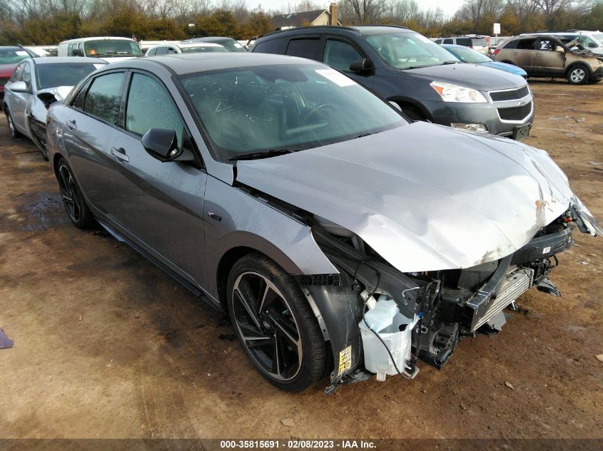 2022 HYUNDAI ELANTRA N LINE VIN: KMHLR4AF9NU234503
