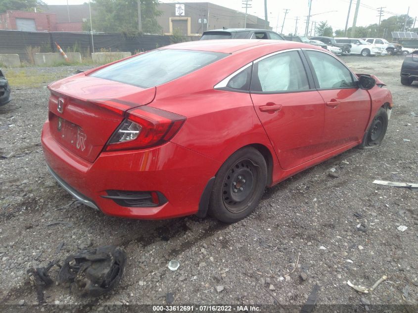 2020 HONDA CIVIC SEDAN LX VIN: 2HGFC2F64LH574806