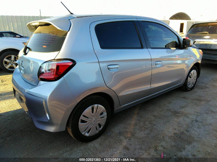 2021 MITSUBISHI MIRAGE ES/LE/CARBONITE EDITION VIN: ML32AUHJ8MH001952