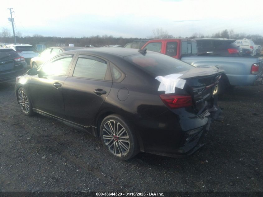 2021 KIA FORTE GT VIN: 3KPF44ACXME316341
