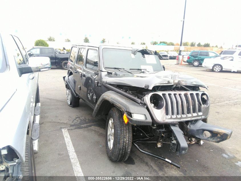 2022 JEEP WRANGLER UNLIMITED SPORT S VIN: 1C4HJXDM7NW144817