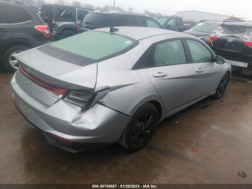 2021 HYUNDAI ELANTRA SEL VIN: 5NPLM4AG9MH006361