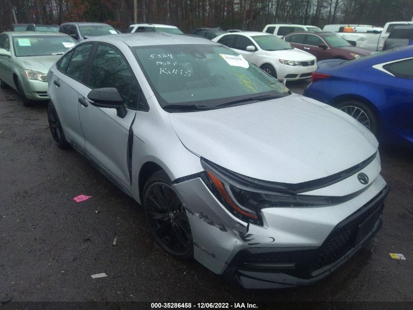 2022 TOYOTA COROLLA SE/SE NIGHTSHADE/APEX SE VIN: 5YFS4MCE0NP105324
