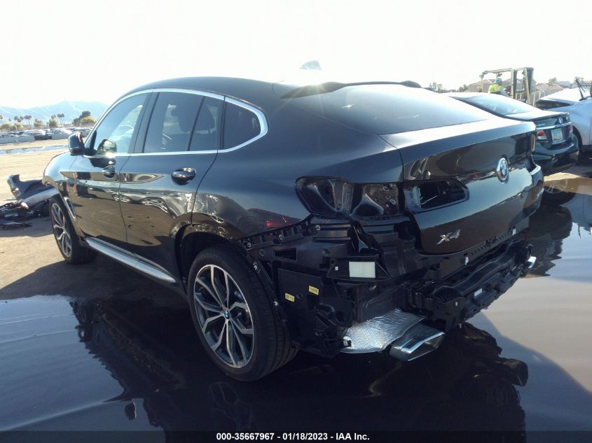 2022 BMW X4 XDRIVE30I VIN: 5UX33DT04N9K50690