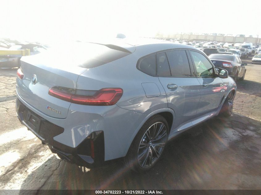 2022 BMW X4 M40I VIN: 5UX43DT00N9N23483