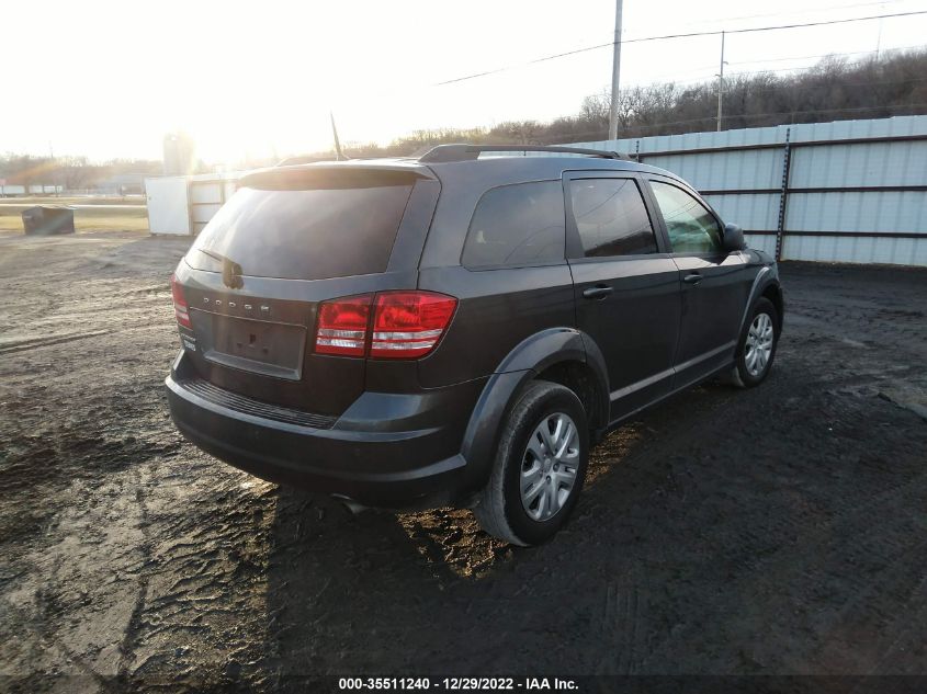 2020 DODGE JOURNEY SE VALUE VIN: 3C4PDCAB8LT280097