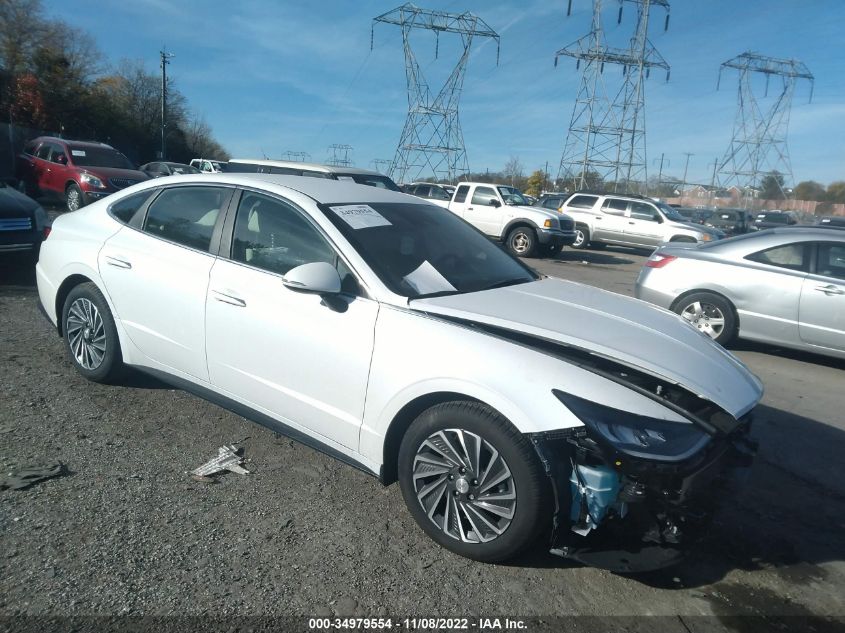 2022 HYUNDAI SONATA HYBRID SEL VIN: KMHL34JJXNA051926