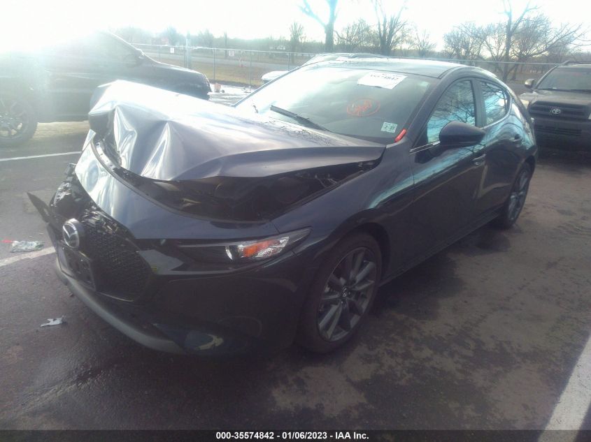 2022 MAZDA MAZDA3 HATCHBACK SELECT VIN: JM1BPAKL6N1510193
