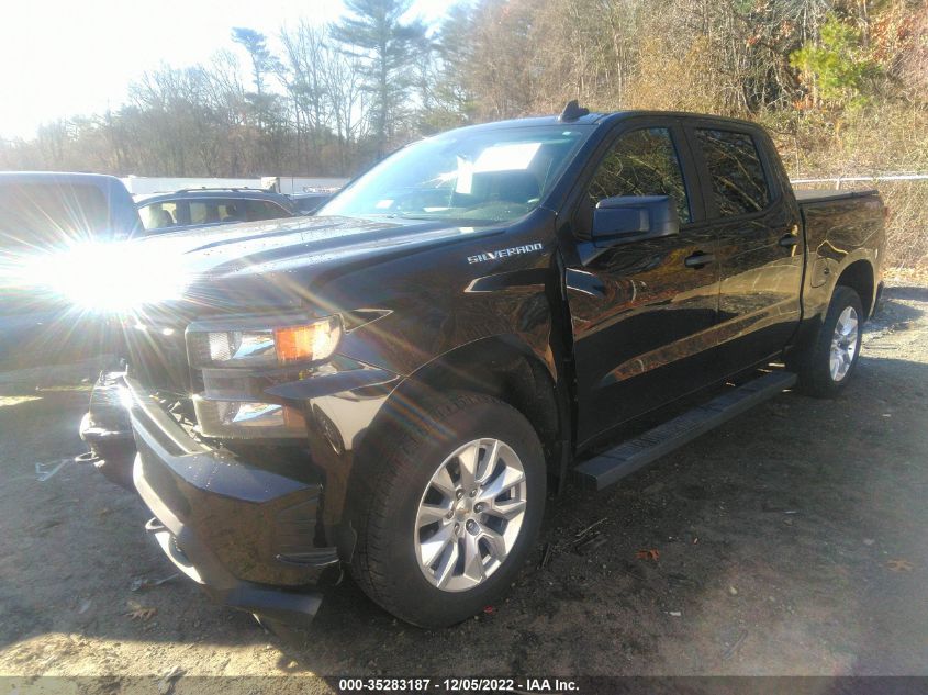 2021 CHEVROLET SILVERADO 1500 CUSTOM VIN: 1GCPYBEH0MZ128984