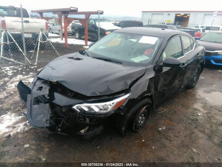 2022 NISSAN SENTRA S VIN: 3N1AB8BV9NY280815