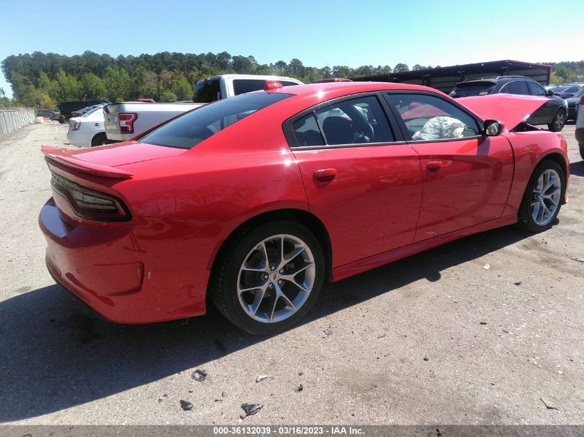 2022 DODGE CHARGER GT VIN: 2C3CDXHG1NH166028