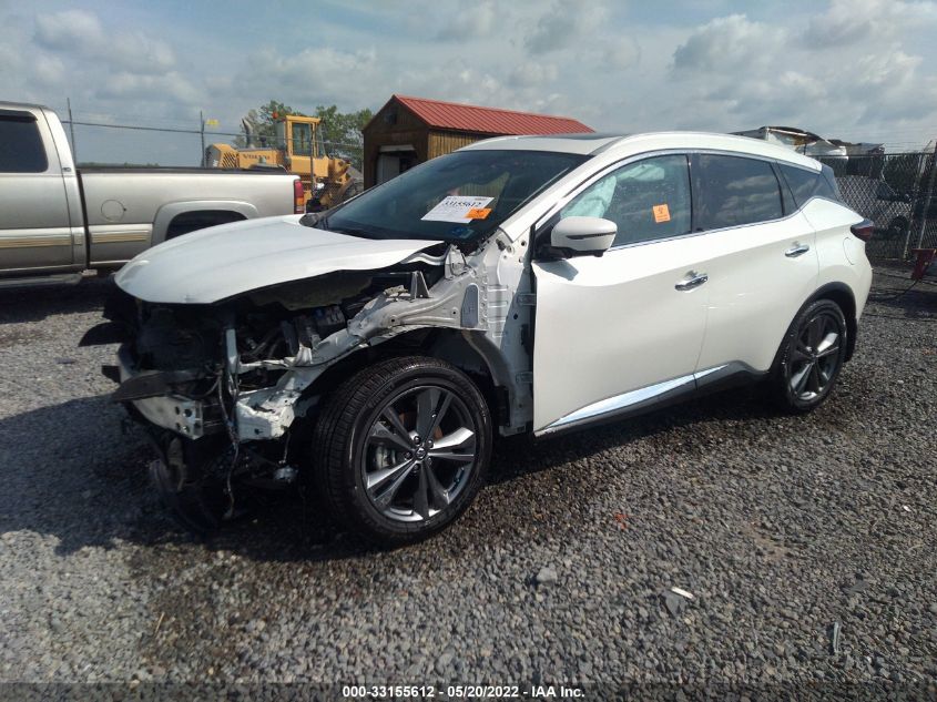 2020 NISSAN MURANO PLATINUM VIN: 5N1AZ2DS4LN154022