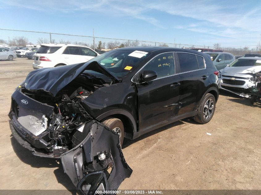 2022 KIA SPORTAGE LX VIN: KNDPMCAC2N7021251