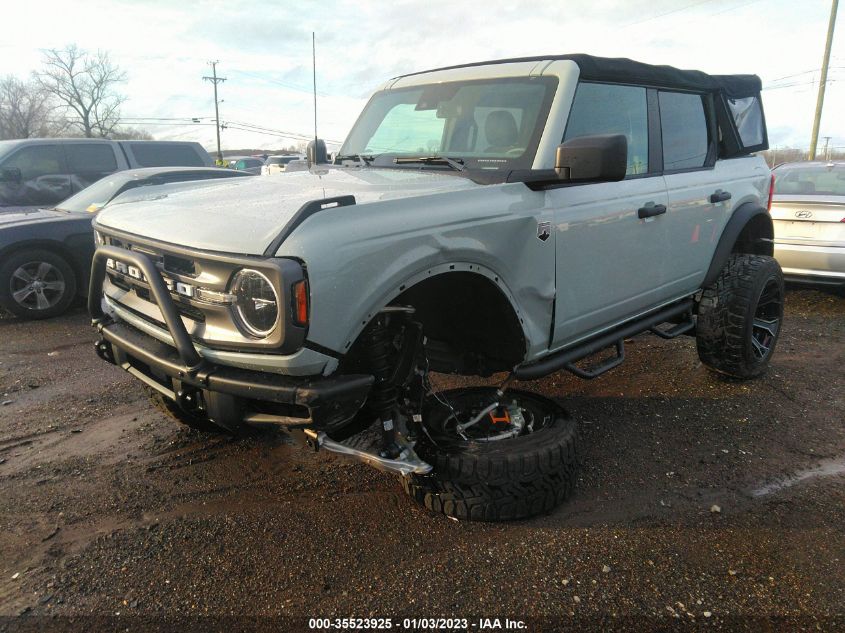 2022 FORD BRONCO BASE/BIG BEND VIN: 1FMDE5BH7NLB23184