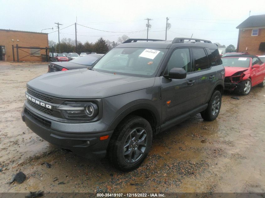 2021 FORD BRONCO SPORT BADLANDS VIN: 3FMCR9D93MRA61506