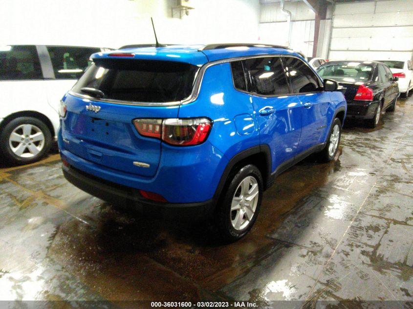 2022 JEEP COMPASS LATITUDE VIN: 3C4NJDBB3NT102590