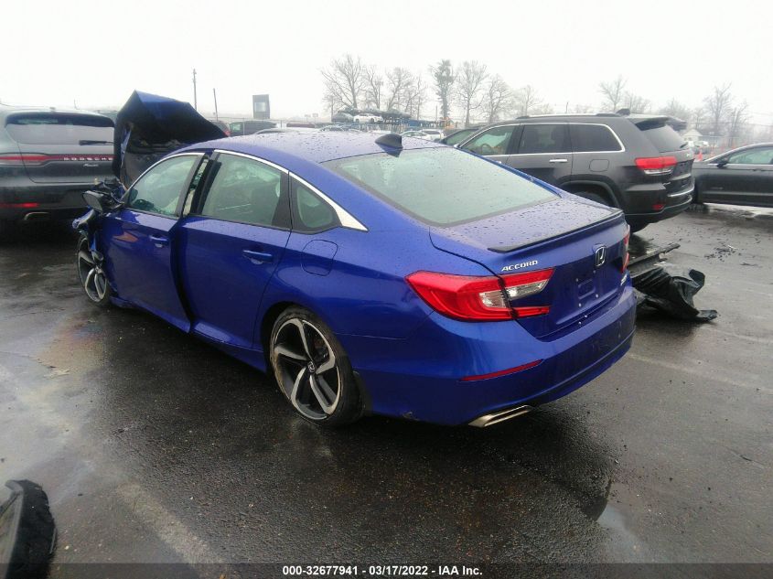 2021 HONDA ACCORD SEDAN SPORT SE VIN: 1HGCV1F4XMA071917