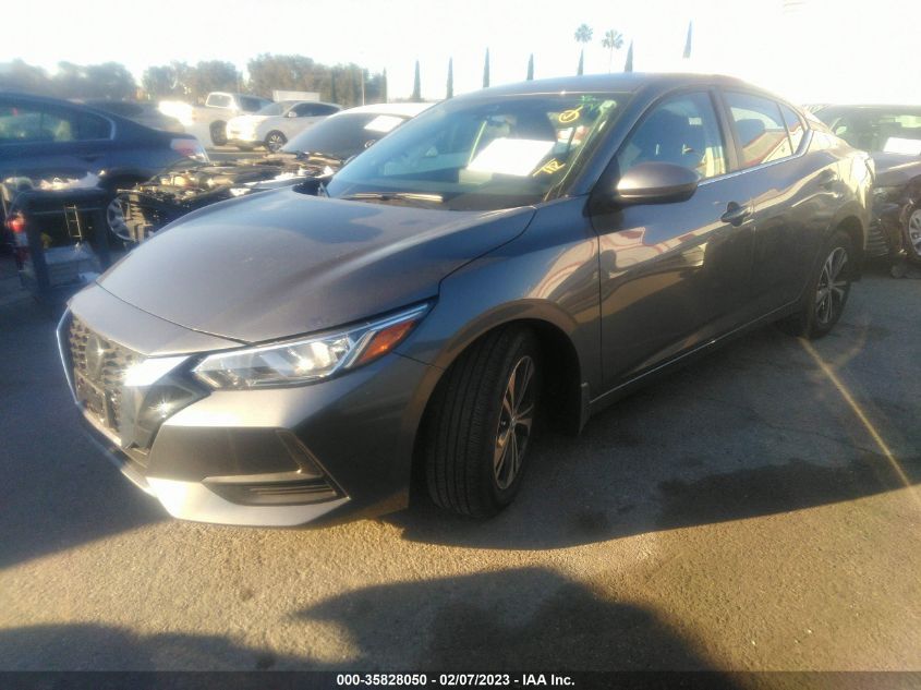 2022 NISSAN SENTRA SV VIN: 3N1AB8CV4NY296774