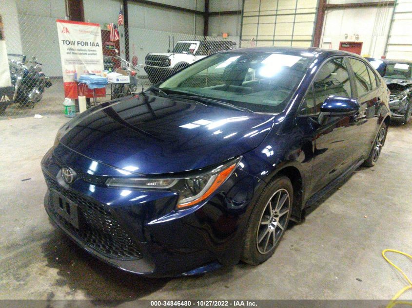 2021 TOYOTA COROLLA LE VIN: JTDEPMAE3MJ167617