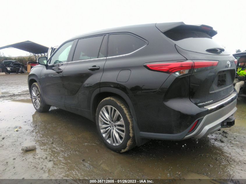 2022 TOYOTA HIGHLANDER PLATINUM VIN: 5TDFZRBH4NS232905